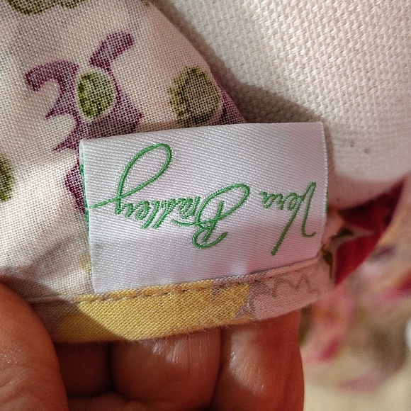 Vera Bradley Full Apron Pink Green Purple Floral Print Retired - Picture 3 of 3